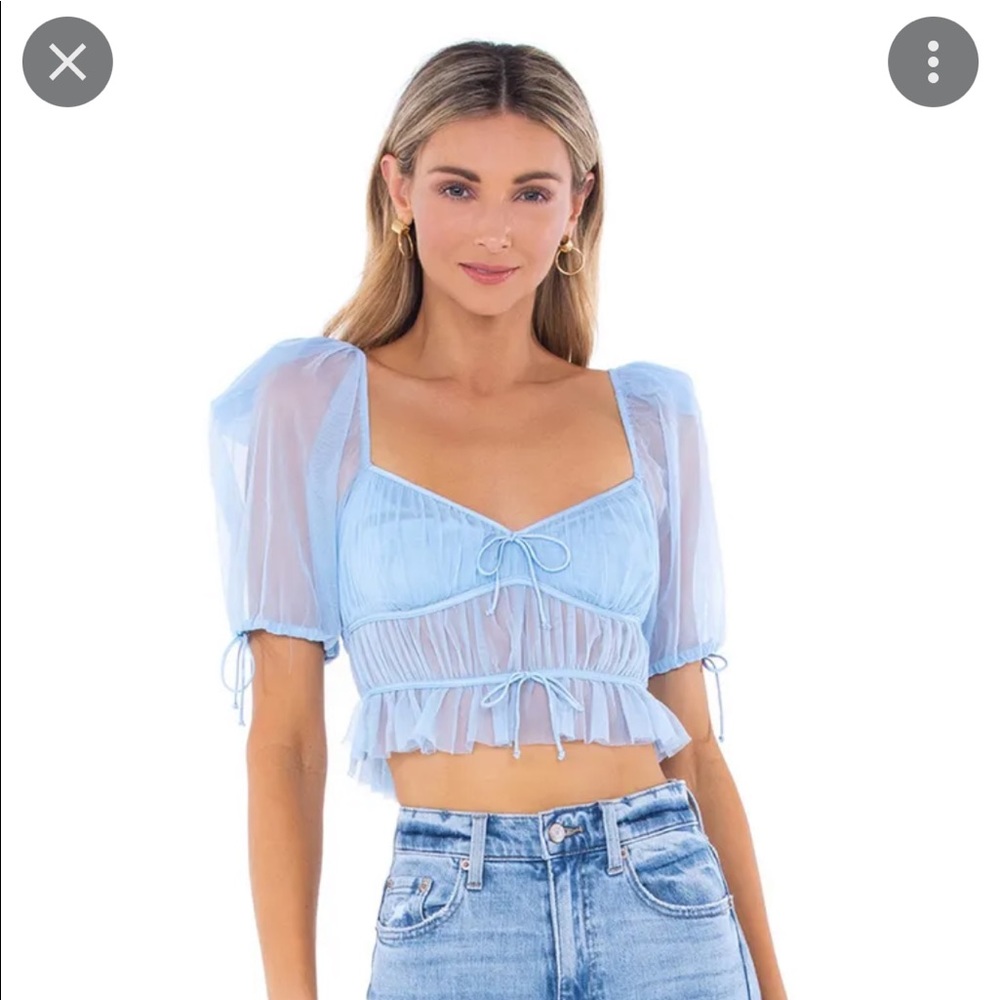*FLASH DROP* For Love and Lemons inspired sunshine crop top